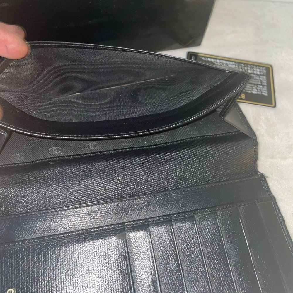 AUTHENTIC CHANEL LONG WALLET BLACK - Picture 15 of 15